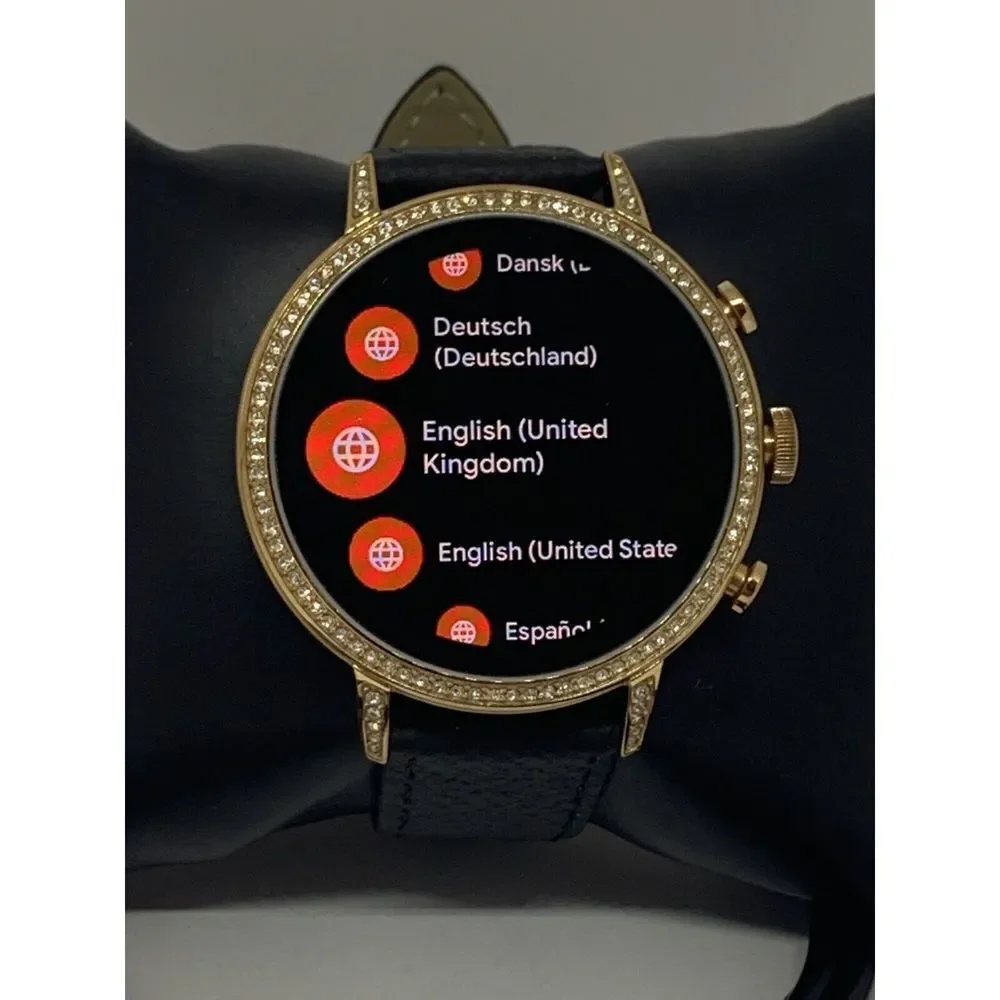 Fossil Gen 4 Authentic Digital Dial Smart Watch Custom Band FTW6015 QT497